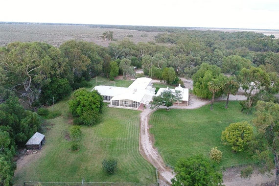 View of Caroonboon Station Homestead